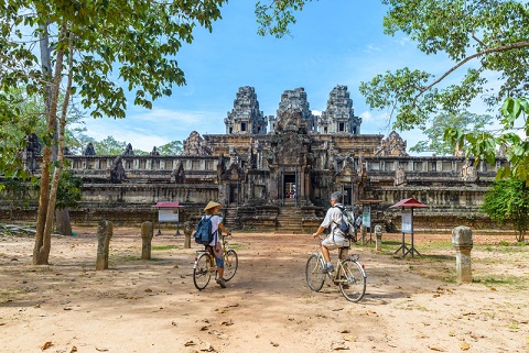 cycling at angkor wat